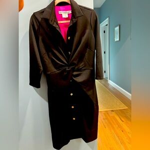 Gretchen Scott Designs Twist & Shout Black Dress .